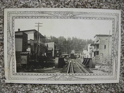 Rppc-nr Midland Md ?-railroad Bridge-tracks-train Depot-stores-town-maryland • $34.95