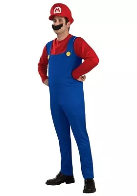 Rubie's Super Mario Men's Adult Halloween Costume Sz (M 38-40) *No Mustache* • $29.99