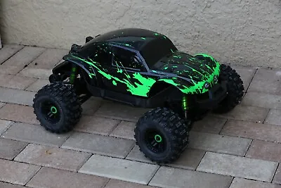 Custom Body Buggy Mud Green For V2 WideMaxx Traxxas Maxx 1/10 Truck Shell Cover • $35.97