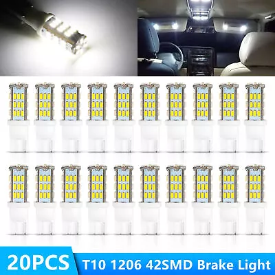 20x 6500K White T10/921/194 RV Trailer Backup Reverse LED Lights Bulbs 42SMD 12V • $12.48