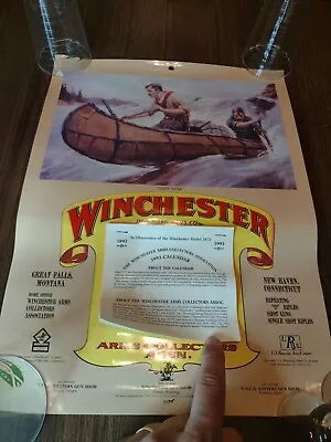 WINCHESTER W.A.C.A 1993 CALENDAR White Water Great Falls Montana Arms Gun Show • $32.80