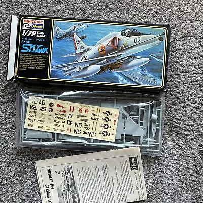 Minicraft Hasegawa A-4F Skyhawk Model Kit - 1/72 - #048 - Opened/Complete • $10