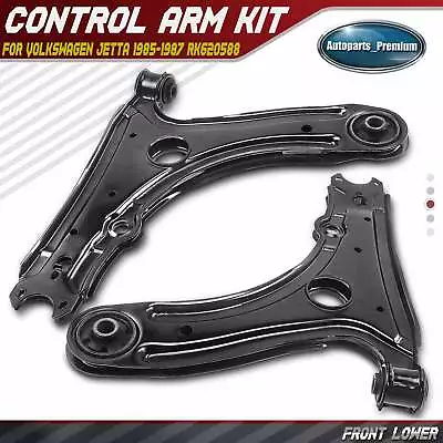 2x Front Lower Control Arm W/ Ball Joint For Volkswagen Jetta 1985-1987 RK620588 • $56.99