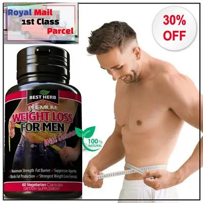 Extreme Strong Weight Loss Pills Slimming Diet Fast Fat Burner For MEN Capsules • £16.99