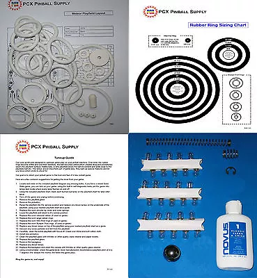 1979 Stern Meteor Pinball Tune-up Kit - Includes Rubber Ring Kit • $41.45