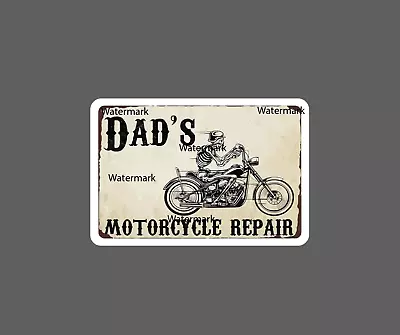 Motorcycle Repair Sticker Dad Waterproof - Buy Any 4 For $1.75 EACH Storewide! • $2.95