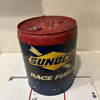 Vintage Sunoco 5 Gallon Racing Fuel Gas Can NASCAR NHRA • $49.99