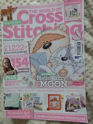£2 • Buy The World Of Cross Stitching Magazine Issue 229 - Fizzy Moon Folksy Fox Blooms