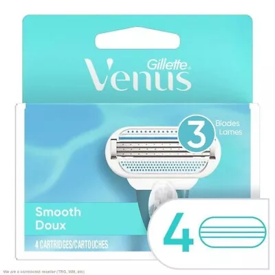 Gillette Venus Smooth Doux Women's Razor Blade Refills - 4ct • $8.87