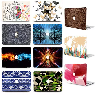 Creative Patterns Hard Laptop Case For Macbook Air 15 13 Pro 16 14 11 12 Inch • £7.19