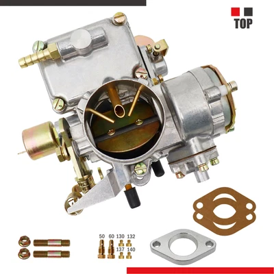 $90 • Buy 34PICT -3 Carburetor For VW Beetle Karmann Ghia Dual Port 39mm High Performance 