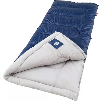 Coleman Brazos Cold-Weather Sleeping Bag 20°F/30°F Lightweight Camping • $49.99