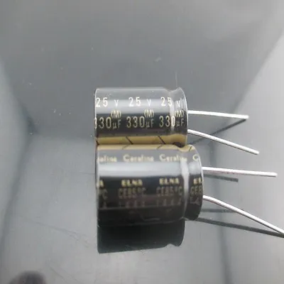 20pcs ELNA Cerafine ROA 330mfd 25V 330UF 12.5x20mm Electrolytic Capacitor • $26.99