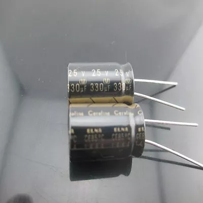 4pcs ELNA Cerafine ROA 25V 330UF 12.5x20mm Electrolytic Capacitor For Audio HiFi • $10.99