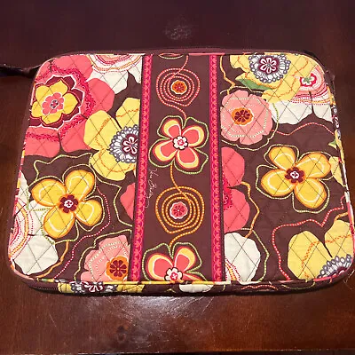 Vera Bradley Quilted Laptop Case 14” (w) X 11.5”  Tall.   Flawless • $14