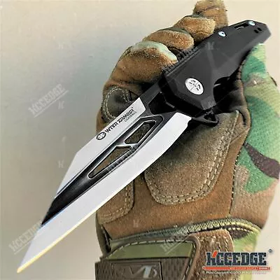 8.5  Hunting Knife D2 Tool Steel Blade G10 Handle Scales Survival Knife • $32.98