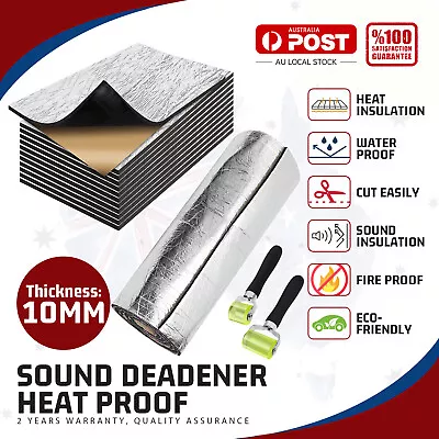 NEW Sound Deadener Car Sound Insulation Pad Trunk Dustyproofing Noise Proof AU • $41.57