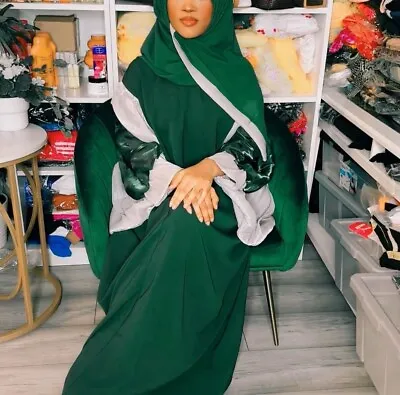 Women Abaya (❗️MESSAGE SIZE Green:5860❗️) • £60