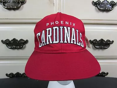 Vintage 1990s Phoenix Cardinals NWT Starter Block Letters Snapback Hat Deadstock • $150