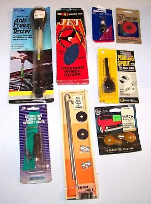 LOT Of 8 Vintage NEW Auto Parts / Testing Items / Accessories • $20