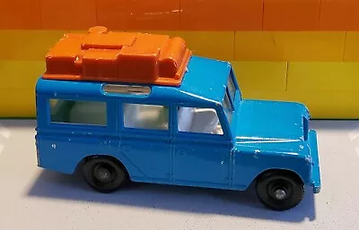 Vintage 1960s Lesney Matchbox No. 12 Land Rover Safari Blue W/luggage • $10.99