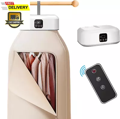 Portable Clothes Dryer，Mini Laundry Dryers With Remote Control Small Compact Fo • $138.73