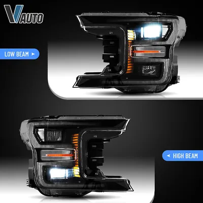 VLAND Full LED Headlights For 2018-2020 Ford F150 F-150 Sequential LED DRL A Set • $679.99