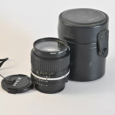 Nikon Series E 100mm F/2.8  Manual Focus Lens In Excellent Condition • $70