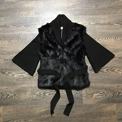 Mink Coat Jacket Vest Miu Miu By Prada Women Size M RARE • $130