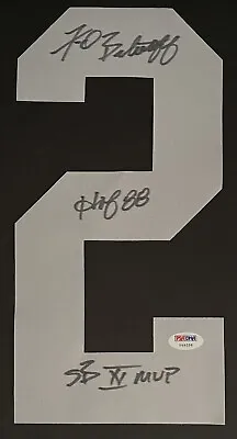 $34.99 • Buy Fred Biletnikoff Oakland Raiders Signed Jersey Number #2 Autographed PSA/DNA ###