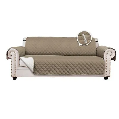 Marwood Sofa Slipcover Reversible Sofa Cover For 3 Cushion Couch Water Resist... • £30.41