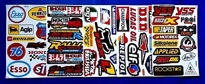  Set 5 Pcs Pack A4 Sticker D.I.D Repsol Car Motorcycle Racing Decals Helmet Bike • $16.99