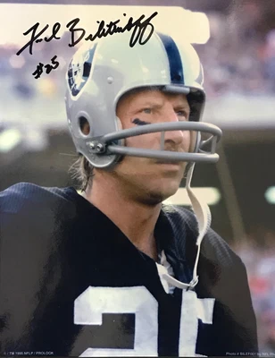 $59 • Buy Fred Biletnikoff Autographed 8x10 Football Photo