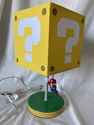 Nintendo Super Mario 14  Inch Question Block Lamp By Paladone NES Official • $34.99