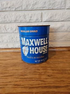 Vintage Maxwell House Regular Grind 3lb Empty Tin • $2