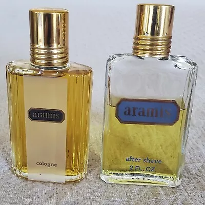 Vintage Aramis Set Cologne Full 1.7 Fl Oz & After Shave Partial 2.0 Ounces • $29.99