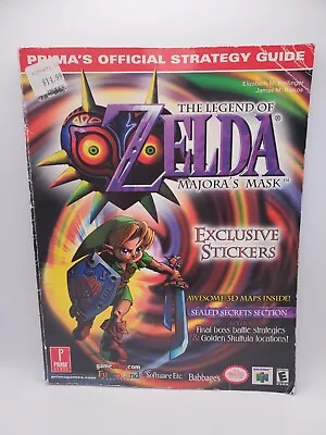 The Legend Of Zelda: Majora's Mask Prima's Official Strategy Guide Nintendo 64 • $49.99