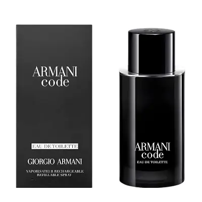 Armani Code By Giorgio Armani 4.2 Oz EDT Refillable Cologne For Men New In Box • $77.48
