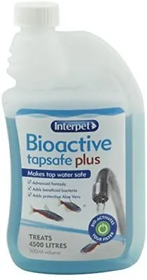 NEW Interpet Bioactive Tapsafe Aquarium Water Dechlorinator 500 Ml UK Seller • £17.61