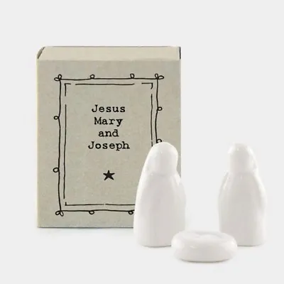 East Of India Nativity Porcelain Gift - Christmas - Jesus Mary And Joseph • £5.40