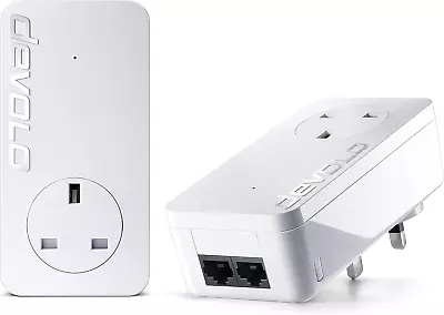 Devolo Dlan 550 Duo+ Powerline Starter Kit 500 Mbps 2 X Plc Homeplug Adapters • £62.94
