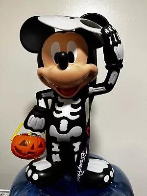 2023 Disney Mickey Mouse Skeleton Popcorn Bucket Disneyland Halloween New • $59.99