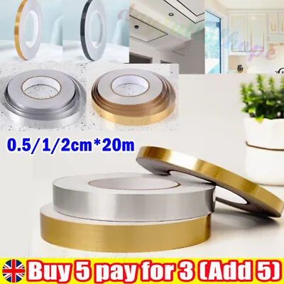 20M Roll Ceramic Tile Mildewproof.Gap·Tape Self-adhesive·Waterproof Seam♡Sticker • £4.15