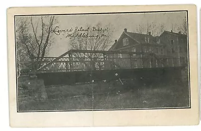 Lovers Retreat Bridge MIDDLEBURG PA Snyder County Pennsylvania Postcard • $6.99