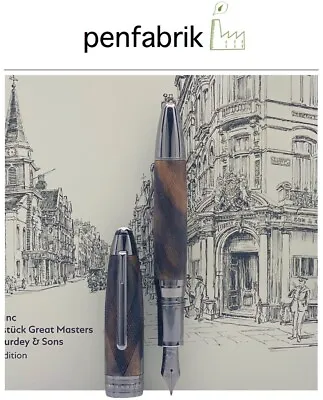 MONTBLANC - Meisterstuck Great Masters - James Purdey & Sons Fountain Pen 118104 • £5301.08