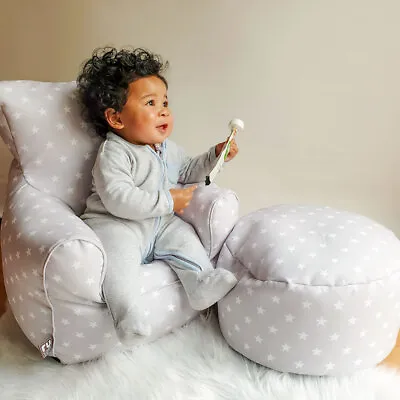 £59.99 • Buy Toddler Stars Kids Armchair Beanbag Bean Bag Chair Filled Washable Seat Armchair