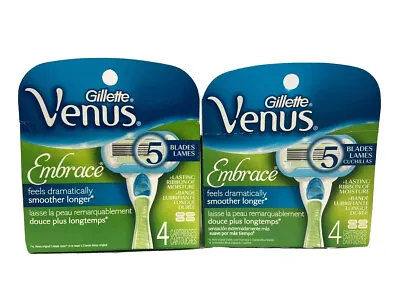 Gillette Venus Embrace 8 Cartridges Scuffed Box • $24.98