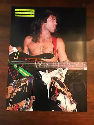 1989 Vintage 8x11 Magazine Color  Photo Clipping Of Kip Winger (hairy Chest) • $16.78