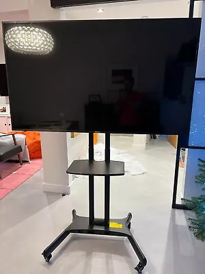 Invision GT1200 Mobile TV Stand For 32-75  TVs In Black Excellent Condition • £15