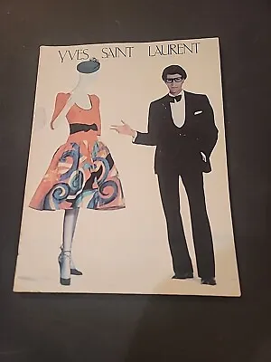 Yves Saint Laurent Book | Metropolitan Museum Of Art 1983 | Coffee Table Book • $24